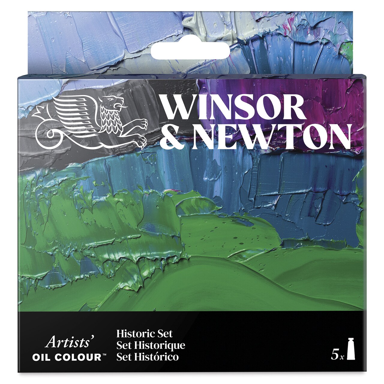 Winsor & Newton Artists' Oil Colors - Set of 5, Historic Colors, 37 ml tubes
